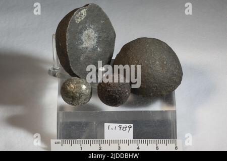 Pyrit. Mineralien. Nordamerika; USA; South Dakota Stockfoto