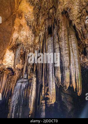 Tham Khao bin Höhle in Ratchaburi, Thailand Stockfoto