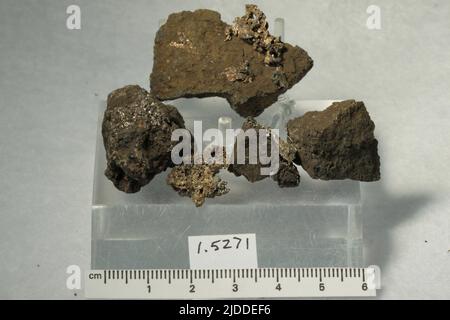 Silber, Mineralien. Nordamerika; Kanada; Ontario; Gowganda Stockfoto