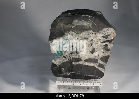 Berylmineralien. Südamerika; Kolumbien Stockfoto