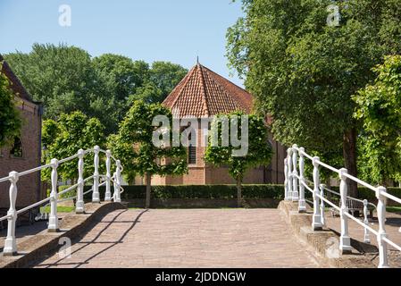 Enkhuizen, Niederlande, Juni 2022. Verschiedene Szenen aus dem Zuiderzee Museum in Enkhuizen. Hochwertige Fotos Stockfoto