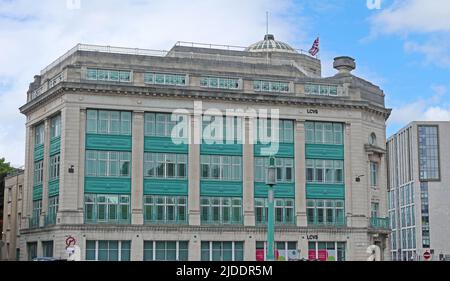 Ex Blackburn Assurance Art-Deco Building, 151 Dale Street, Liverpool, Merseyside, England, UK, L2 2AH Stockfoto