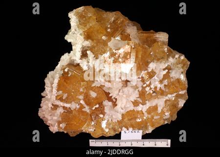 Fluorit. Mineralien. Europa; Deutschland; Sachsen, Freiberg Stockfoto