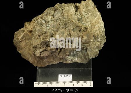 Glauberit. Mineralien. Europa; Spanien; Region Castilla La Nueva; Provinz Toledo; Ocana; Villa Rubia Stockfoto