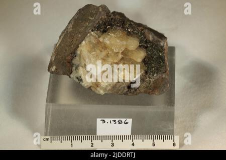 Barit. Mineralien. Nordamerika; USA; Wisconsin; Skales Mound Stockfoto