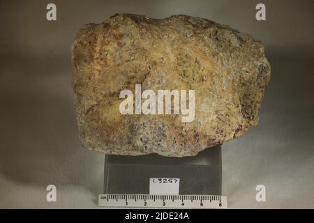 Diaspore. Mineralien. Europa; Slowakei; Banská Štiavnica; Banská Štiavnica; [früher Schemnitz oder Selmec(bánya); Ungarn] Stockfoto