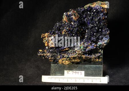 Azurit. Mineralien. Nordamerika; USA; Arizona Stockfoto