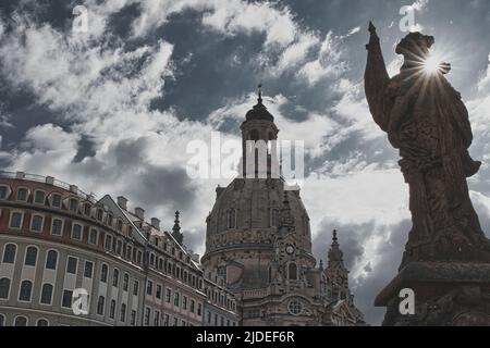 Frauenkirche dresden Stockfoto