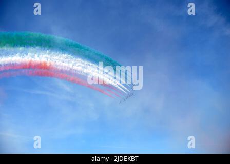 Italienische Kunstflugnationalmannschaft Stockfoto