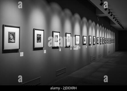 Fotoausstellung von Edward Weston (1886-1958), einem der Meister des Museums Santa Giulia aus dem 20.. Jahrhundert, Norditalien Stockfoto