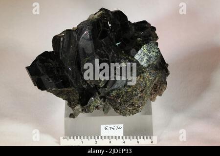 Epidot. Mineralien. Nordamerika; USA; Alaska; Ketchikan Gateway Borough; Ketchikan Stockfoto