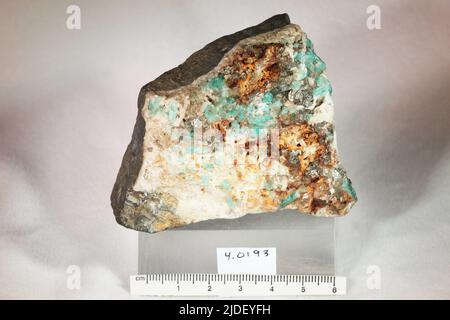 Berylmineralien. Südamerika; Kolumbien; Boyaca Department; Muzo Valley Stockfoto