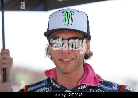 Hohenstein Ernstthal, Deutschland. Juni 19. 2022. MotoGP Liqui Moly Motorrad Grand Prix Deutschland auf dem Sachsenring, Hohenstein-Ernstthal, Deutschland. Abgebildet: Stockfoto