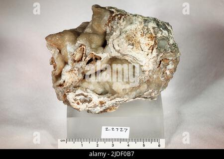 Hemimorphit. Mineralien. Europa; Spanien; Region Castilla La Vieja; Provinz Kantabrien; Santander Stockfoto