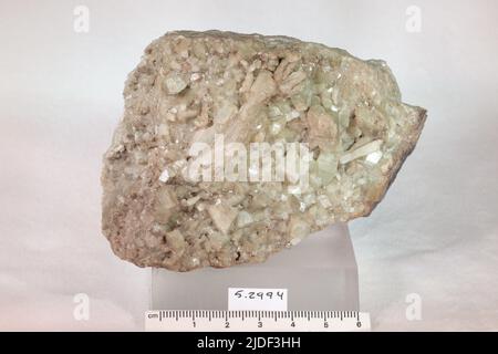 Amphibol. Mineralien. Nordamerika; USA; New York; Saint Lawrence County; Pierrepont Stockfoto
