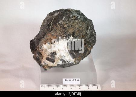 Amphibol. Mineralien. Nordamerika; USA; New York; Orange County; Edenville Stockfoto
