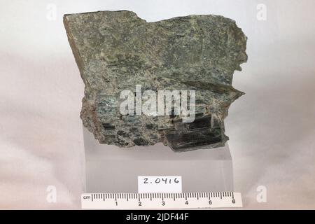 Amphibol. Mineralien. Nordamerika; USA; New York; Putnam County; Brewster; Tilly Foster Mine Stockfoto