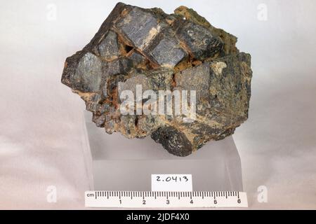 Amphibol. Mineralien. Nordamerika; USA; New York; Orange County; Amity Stockfoto