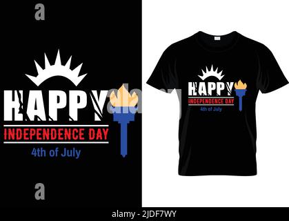 Vektor Typografie USA Independent Tag T-Shirt-Design. Independent, Freedom und Juneteenth T-Shirt... Stock Vektor