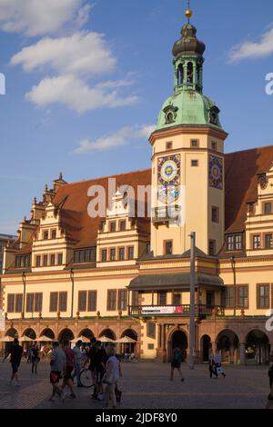 Deutschland, Sachsen, Leipzig, Markt, Altes Rathaus, Altes Rathaus, Stockfoto