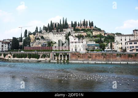 Historisches Zentrum von Verona Stockfoto