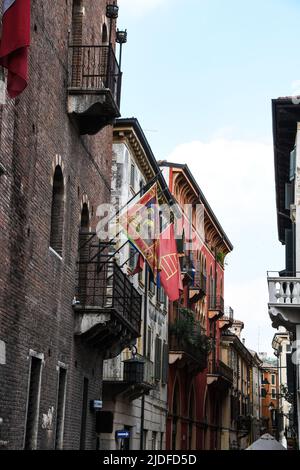 Historisches Zentrum von Verona Stockfoto