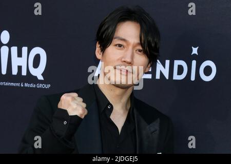 Los Angeles, Kalifornien. 20.. Juni 2022. Jang Hyuk bei der Ankunft für DIE KILLERPREMIERE, Regency Village Theater, Los Angeles, CA 20. Juni 2022. Kredit: Priscilla Grant/Everett Collection/Alamy Live Nachrichten Stockfoto