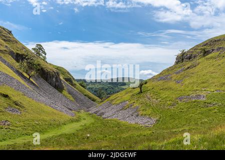 Oberhalb von Conistone Dib in Wharfedale Stockfoto