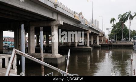 Bahnhof Pier oder Thonburi Bahnhof Pier Bangkok Thailand Stockfoto