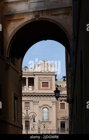 Die Päpstliche Universität Gregoriana (Pontificia Università Gregoriana) ist eine kirchliche Hochschule. Rom, Italien. Europa, EU. Stockfoto