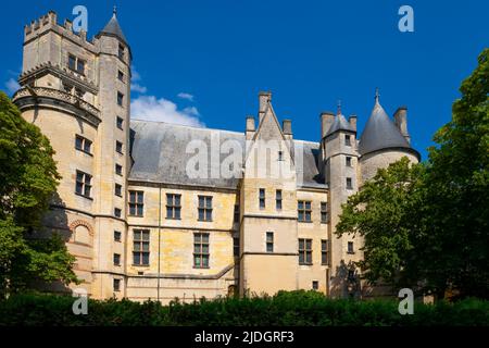 Palais Jaques Coeur, Gebäude aus dem XV. Jahrhundert, Altstadt von Bourges. Département Cher, Centre-Val de Loire, Frankreich. Stockfoto