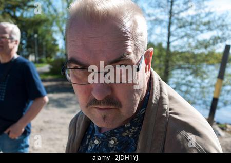 Wütend Aussehender Mann Stockfoto