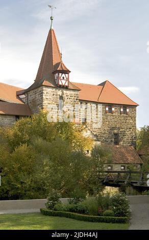 Schloss Lauf in der Altstadt, Deutschland, Bayern, Lauf an der Pegnitz Stockfoto
