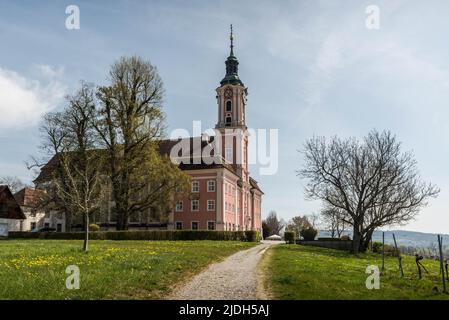 Wallfahrtskirche Birnau am Bodensee, Uhldingen-Mühlhofen, Baden-Württemberg, Deutschland Stockfoto