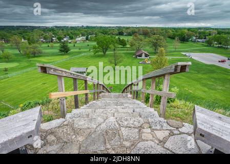 Miamsburg Adena Indian Mound - Ohio Stockfoto