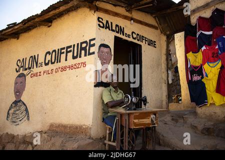 Ruanda, die Republik Ruanda, Binnenland im Großen Grabental Zentralafrikas. Stockfoto