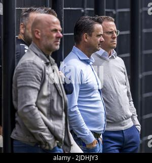 2022-06-21 11:09:44 ANTWERPEN - Technischer Direktor Marc Overmars während der Ausbildung des belgischen Clubs Royal Antwerp FC. ANP MARCEL VAN HOORN niederlande Out - belgien Out Stockfoto