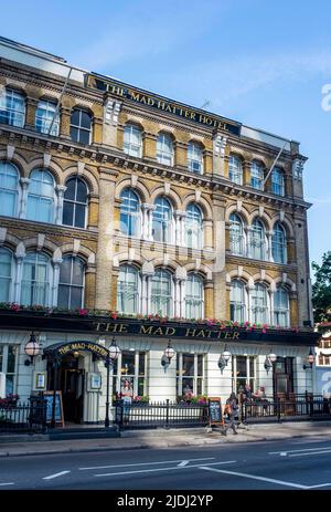 Blackfriars , Southwark , London , England - The Mad Hatter Hotel in der Stamford Street Stockfoto