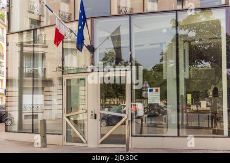 PARIS, FRANKREICH - 20. JUNI 2022: Außenansicht des Ministère de l'Agriculture et de l'Alimentation, des Landwirtschaftsministeriums von Paris Stockfoto