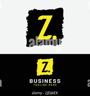 Vorlage für das anfängliche Logo des Z-Buchstabens „Monogramm“. Geeignet für Allgemeinsport Fitness Finanzen Bau Unternehmen Business Corporate Shop Bekleidung Stock Vektor