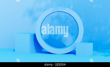 Abstrakter Hintergrund von 3D Formen. Geeignet für Präsentationen. 3D Rendern Stockfoto