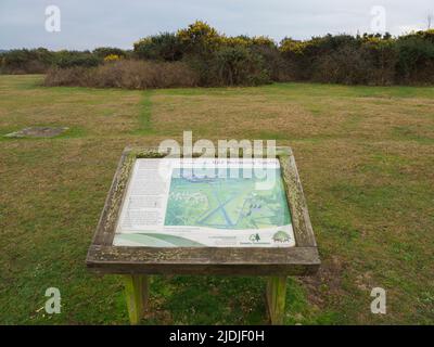 RAF Holmsley South ist eine ehemalige Royal Air Force Station aus dem Jahr WW2 im New Forest, Hampshire, Großbritannien Stockfoto
