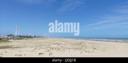 Jatoba Beach, Barra dos Coqueiros, Sergipe, Brasilien Stockfoto