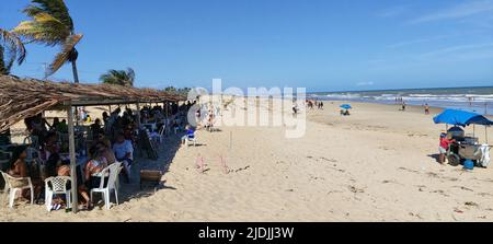 Beach, Pirambu, Sergipe, Brasilien Stockfoto