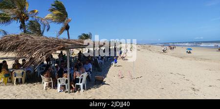 Beach, Pirambu, Sergipe, Brasilien Stockfoto