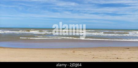 Beach, Pirambu, Sergipe, Brasilien Stockfoto