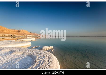 Die Salzpilze vom Toten Meer Stockfoto