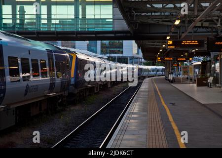 National Rail Strike, Bahnhof Sheffield, South Yorkshire Stockfoto