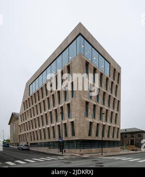 Das neue Gemeindegebäude in Bodø, Norwegen, entworfen vom dänischen Architekten Atelier Lorentzen Langkilde (2019) Stockfoto