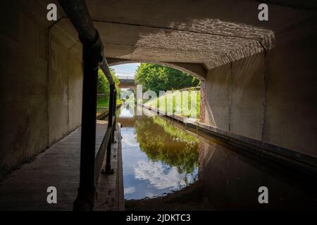 Montgomery Canal in Shropshire, England Stockfoto